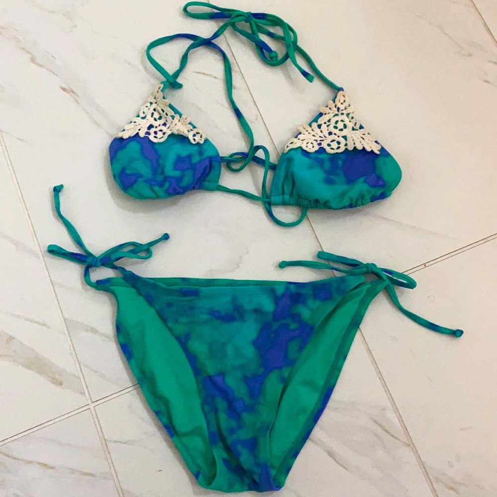 Tie Dye String Bikini